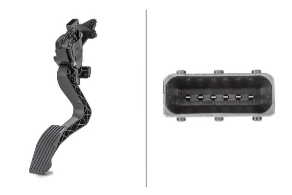 Senzor, pedala acceleratie (6PV010175741 HELLA) FIAT