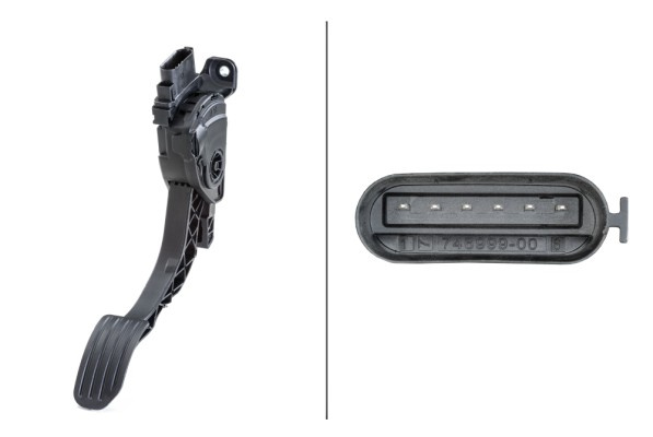 Senzor, pedala acceleratie (6PV010834801 HELLA) VOLVO