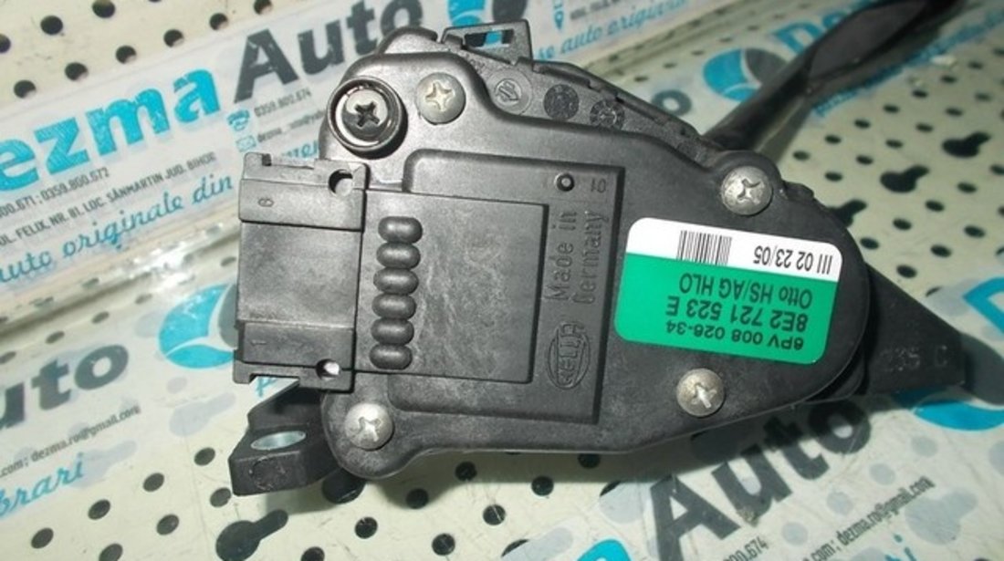 Senzor pedala acceleratie Audi A4 8EC, cod 8E2721523E