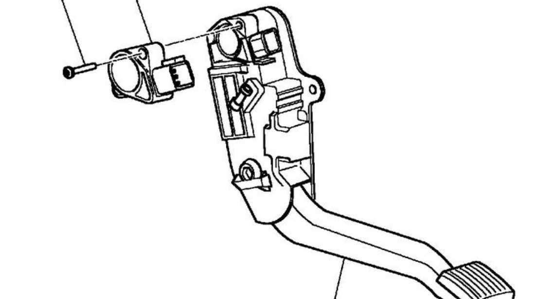 Senzor pedala acceleratie fara cablu cu 6 pini Renault Truck,VolvoTruck (DXi) CMG 7421059642