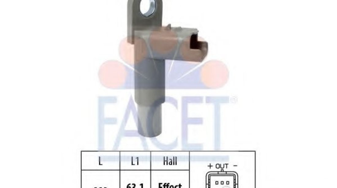 Senzor,pozitie ax cu came CITROEN C2 (JM) (2003 - 2016) FACET 9.0463 piesa NOUA