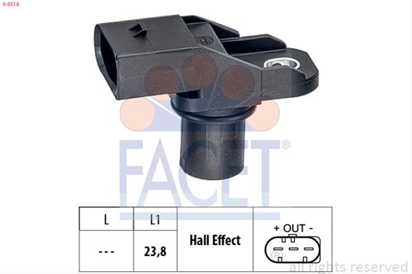 Senzor,pozitie Ax Cu Came Facet Bmw 9.0518