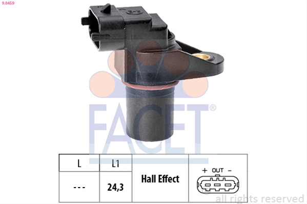 Senzor,pozitie Ax Cu Came Facet Chrysler 9.0459