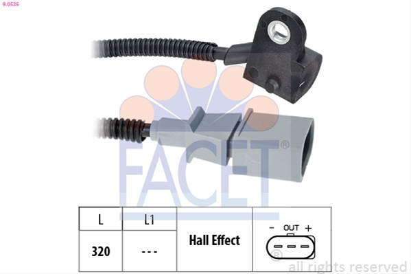 Senzor,pozitie Ax Cu Came Facet Vw 9.0535