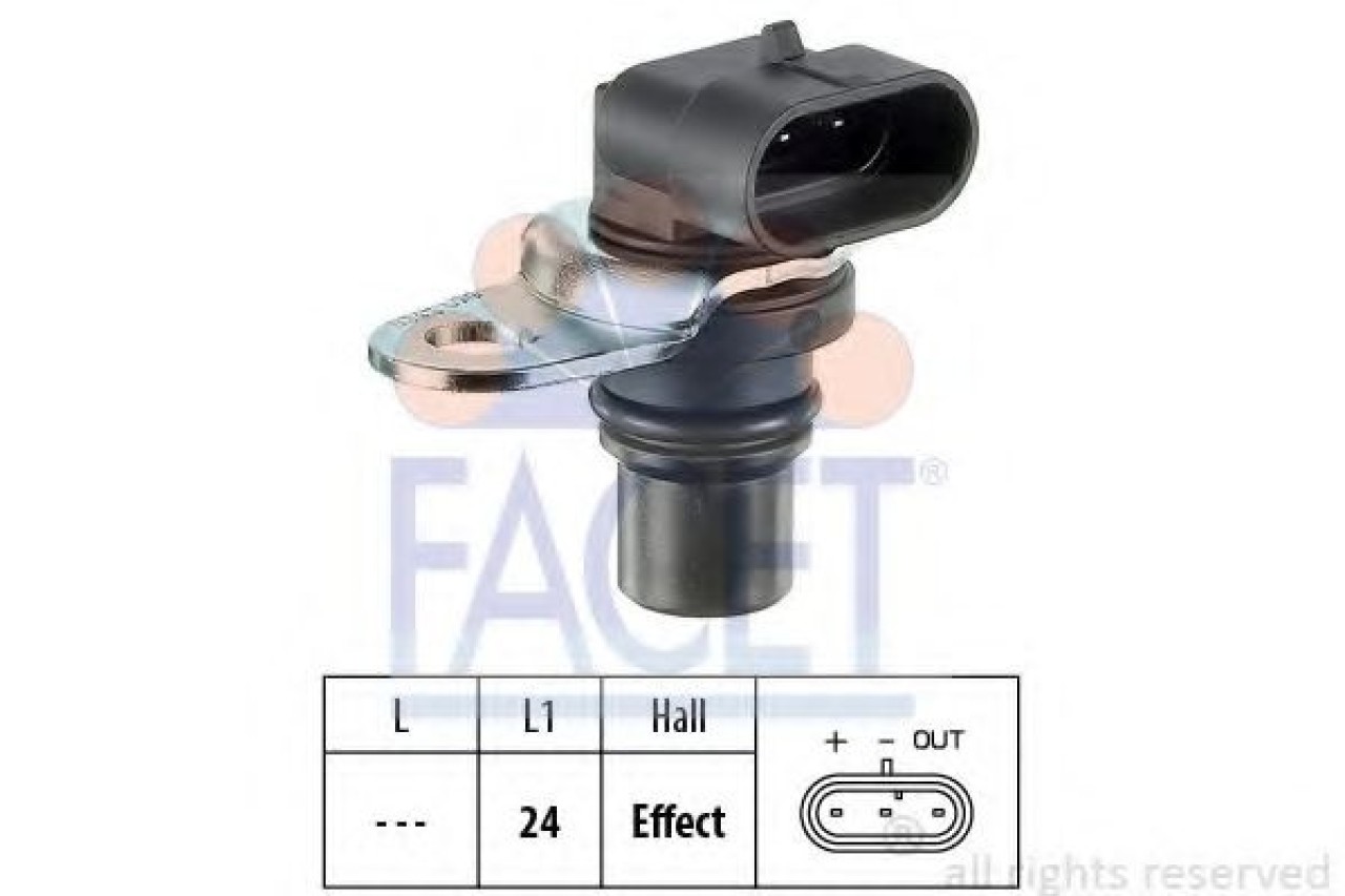 Senzor,pozitie ax cu came OPEL ASTRA G Combi (F35) (1998 - 2009) FACET 9.0343 piesa NOUA