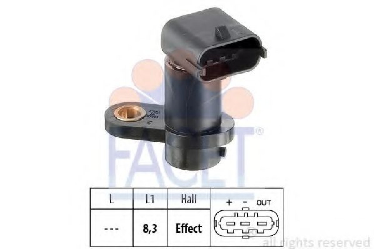 Senzor,pozitie ax cu came OPEL ASTRA G Cupe (F07) (2000 - 2005) FACET 9.0449 piesa NOUA