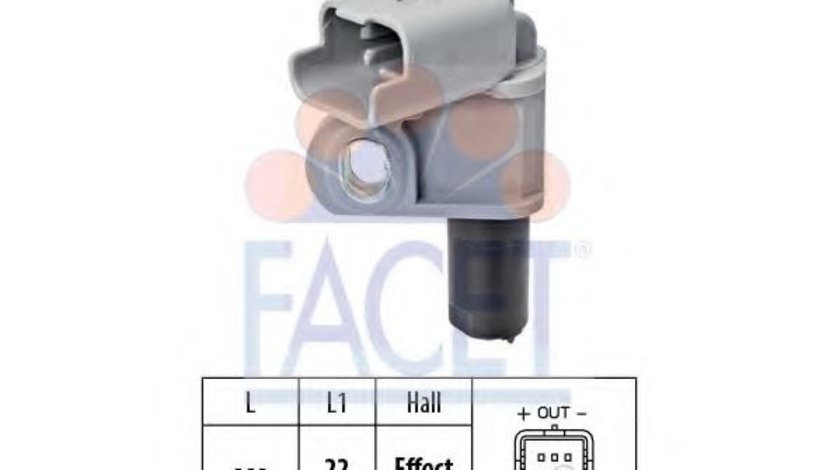 Senzor,pozitie ax cu came PEUGEOT 207 CC (WD) (2007 - 2016) FACET 9.0460 produs NOU