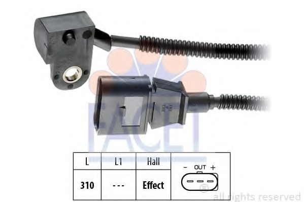 Senzor,pozitie ax cu came SEAT TOLEDO III (5P2) (2004 - 2009) FACET 9.0456 piesa NOUA