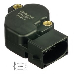 Senzor, pozitie clapeta acceleratie FORD GALAXY (WGR) (1995 - 2006) DELPHI SS11000-12B1 piesa NOUA