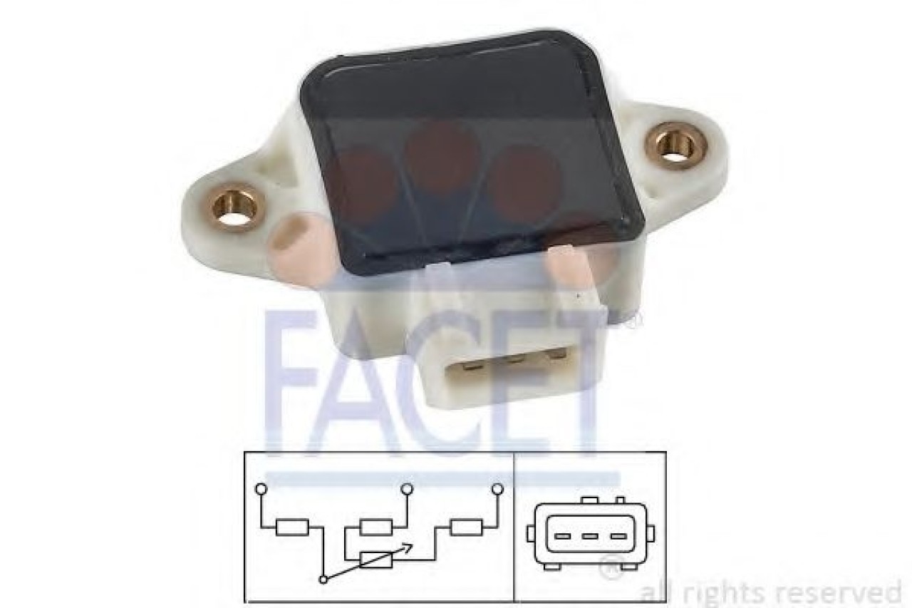Senzor, pozitie clapeta acceleratie PEUGEOT 406 (8B) (1995 - 2005) FACET 10.5082 piesa NOUA