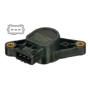 Senzor, pozitie clapeta acceleratie PEUGEOT 806 (221) (1994 - 2002) DELPHI SS10994-12B1 piesa NOUA