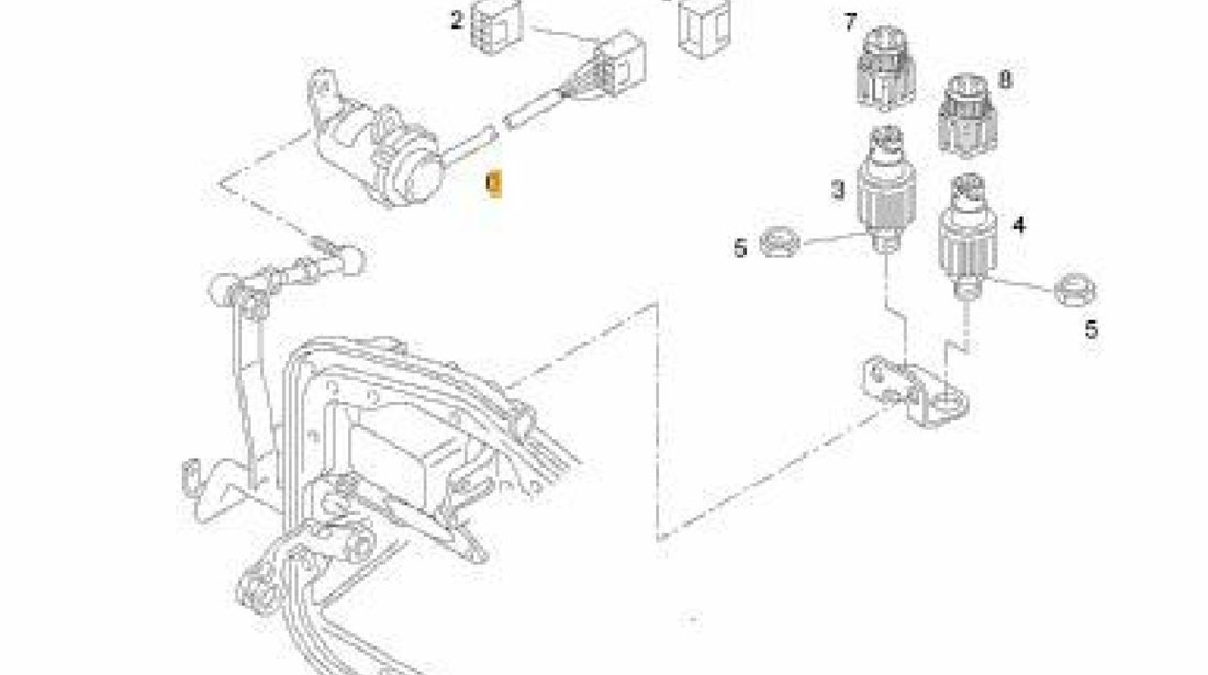 Senzor pozitie pedala acceleratie Man F2000 BOSCH 81.25970-6072