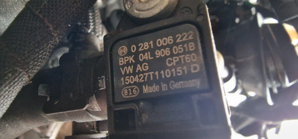 Senzor Presiune 0281006222 04L906051B , VW GOLF 7 LEON ,1.6 2.0TDI