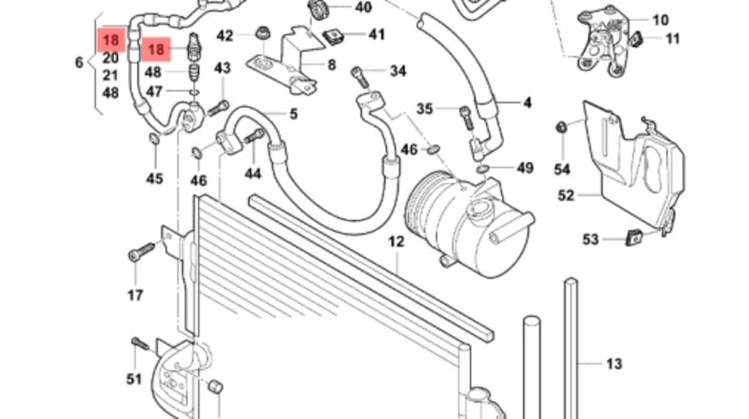 Senzor presiune AC Volkswagen Polo 6N2 1.4 TDI cod piesa 1J0959126 VOLKSWAGEN POLO (6N2) [ 1999 - 2001 ] OEM 1J0959126