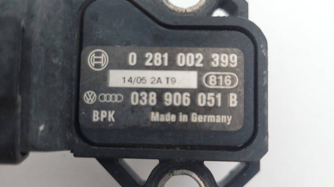 Senzor Presiune Admisie VW FOX (5Z1, 5Z3) 2003 - Prezent 0281002399, 0281 002 399, 038906051B, 038 906 051 B