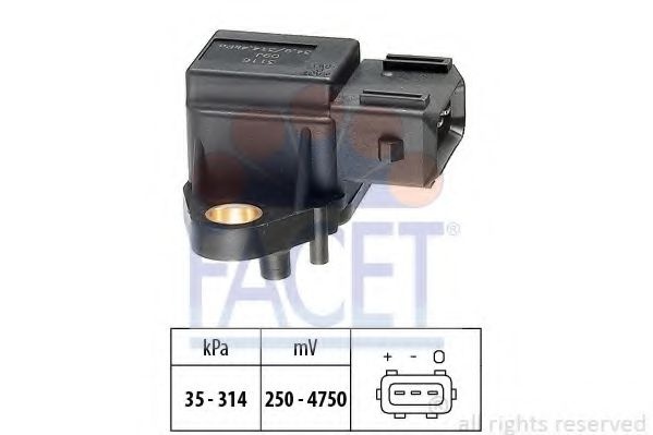 Senzor presiune aer BMW X5 (E53) (2000 - 2006) FACET 10.3116 piesa NOUA