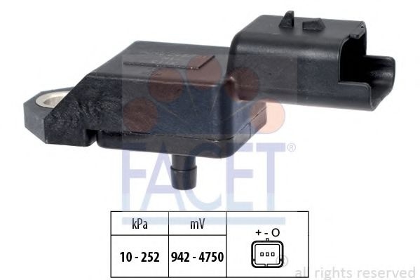 Senzor presiune aer CITROEN C5 I (DC) (2001 - 2004) FACET 10.3113 piesa NOUA