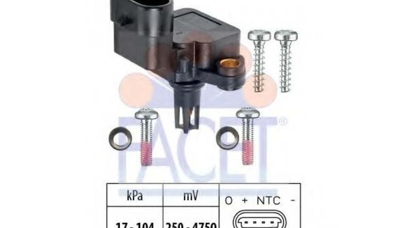 Senzor presiune aer FIAT ALBEA (178) (1996 - 2009) FACET 10.3081 piesa NOUA