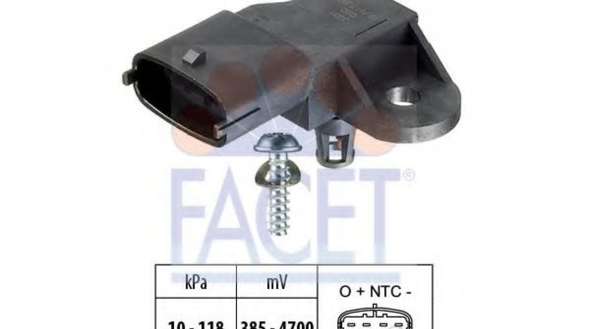 Senzor presiune aer FIAT BRAVO I (182) (1995 - 2001) FACET 10.3091 piesa NOUA