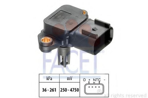 Senzor presiune aer JAGUAR X-TYPE (CF1) (2001 - 2009) FACET 10.3076 piesa NOUA