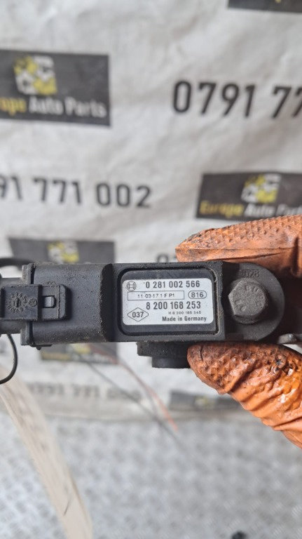 Senzor presiune aer Nissan Qashqai j10 1.5 DCI cod motor k9k cod 8200168253 / 0281002566