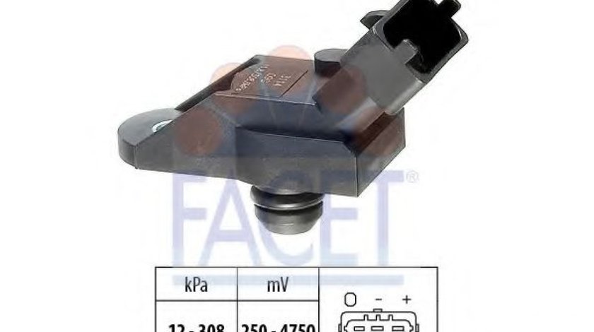 Senzor presiune aer OPEL ASTRA G Hatchback (F48, F08) (1998 - 2009) FACET 10.3114 piesa NOUA