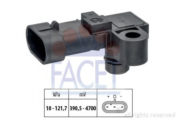Senzor presiune aer OPEL ASTRA H GTC (L08) (2005 - 2016) FACET 10.3196 piesa NOUA
