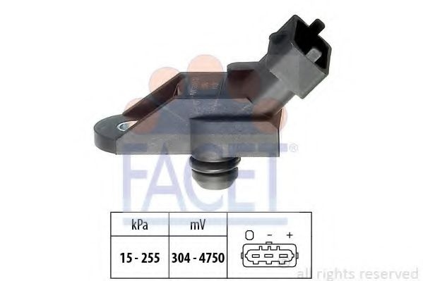 Senzor presiune aer OPEL FRONTERA B (6B) (1998 - 2016) FACET 10.3014 piesa NOUA