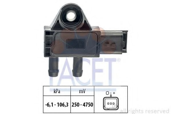 Senzor presiune aer PEUGEOT 207 (WA, WC) (2006 - 2016) FACET 10.3271 piesa NOUA