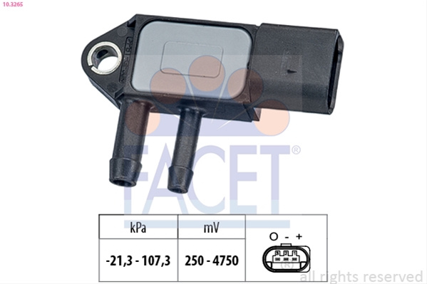 Senzor Presiune Aer; Senzor, Presiune Galerie Admisie Facet Seat 10.3265