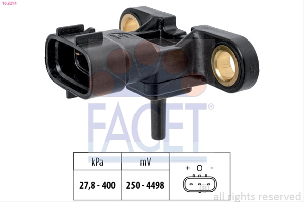 Senzor Presiune Aer; Senzor, Presiune Galerie Admisie Facet Lexus 10.3214