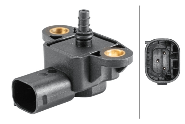 Senzor, presiune galerie admisie (6PP358152271 HELLA) MERCEDES-BENZ,SMART