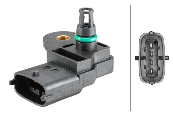 Senzor, presiune galerie admisie (6PP358152331 HELLA) FORD,HONDA