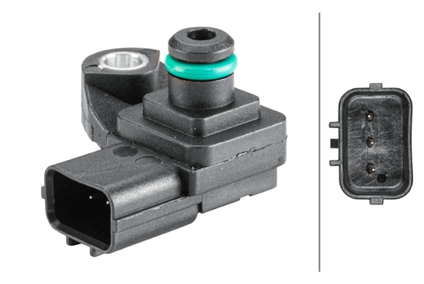 Senzor, presiune galerie admisie (6PP358152351 HELLA) HONDA