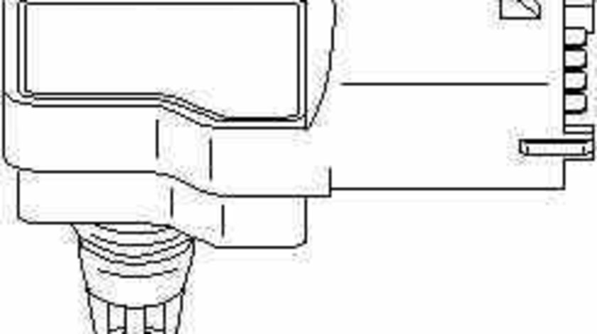 Senzor, presiune galerie admisie OPEL ASTRA H TwinTop (L67) TOPRAN 207 426