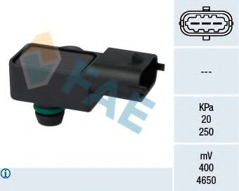 Senzor, presiune galerie admisie OPEL COMBO Combi (2001 - 2016) FAE 15056 piesa NOUA