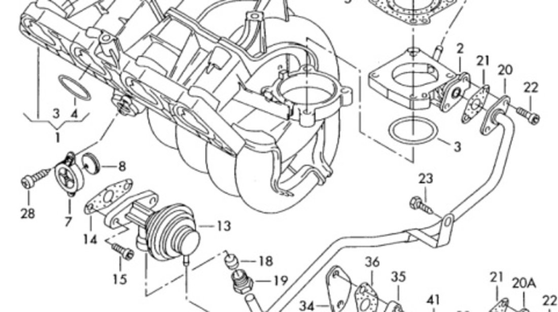 Senzor presiune galerie de admisie ​Volkswagen Polo (6K5) Break 2000 1.4 16V OEM 036906051