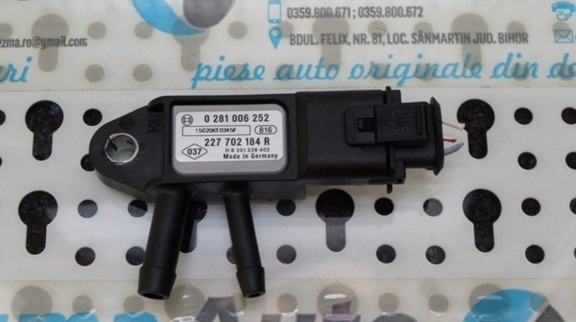 Senzor presiune gaze 0281006252, Nissan Qashqai, Qashqai +2, 1.5 dci, K9K A636, (id:181770)