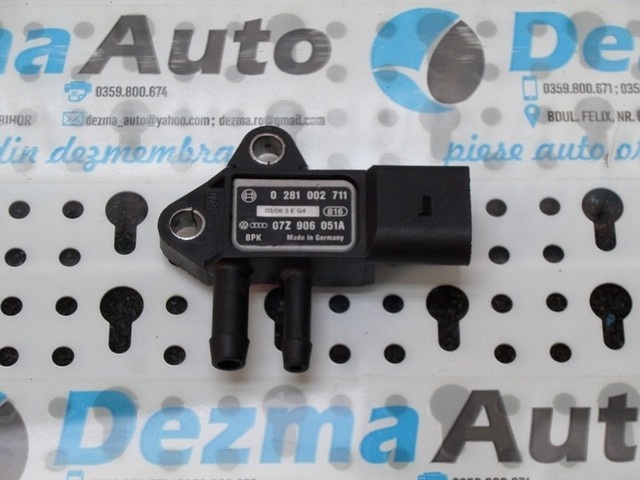 Senzor presiune gaze, 07Z906051A, Skoda Superb (3U4) (id:112407)