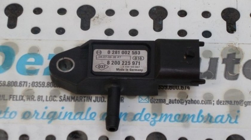 Senzor presiune gaze 8200225971, 0281002593, Renault Kangoo Express 1.5 dci, (id:182711)