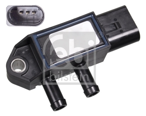 Senzor, presiune gaze evacuare (100853 FEBI BILSTEIN) AUDI,SEAT,SKODA,VW