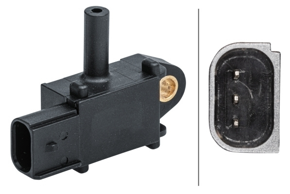 Senzor, presiune gaze evacuare (6PP009409551 HELLA) FORD USA