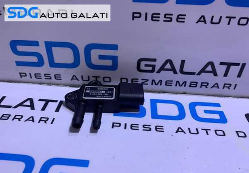 Senzor Presiune Gaze Evacuare Audi A3 8P 1.9 TDI 2004 - 2013 Cod 0281002710