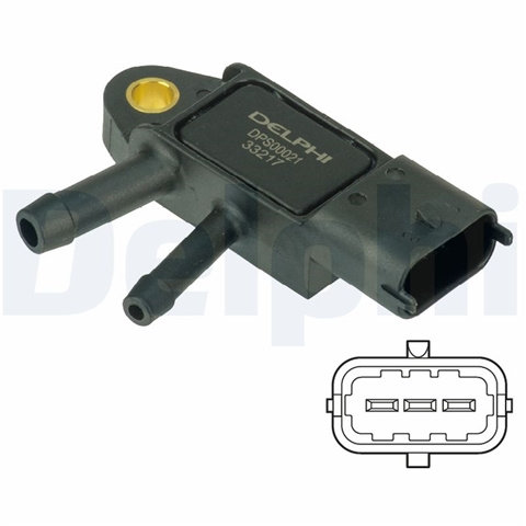 Senzor Presiune Gaze Evacuare Delphi Volvo DPS00021