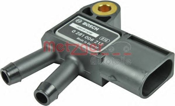 Senzor, presiune gaze evacuare MERCEDES S-CLASS (W222, V222, X222) (2013 - 2016) METZGER 0906190 piesa NOUA