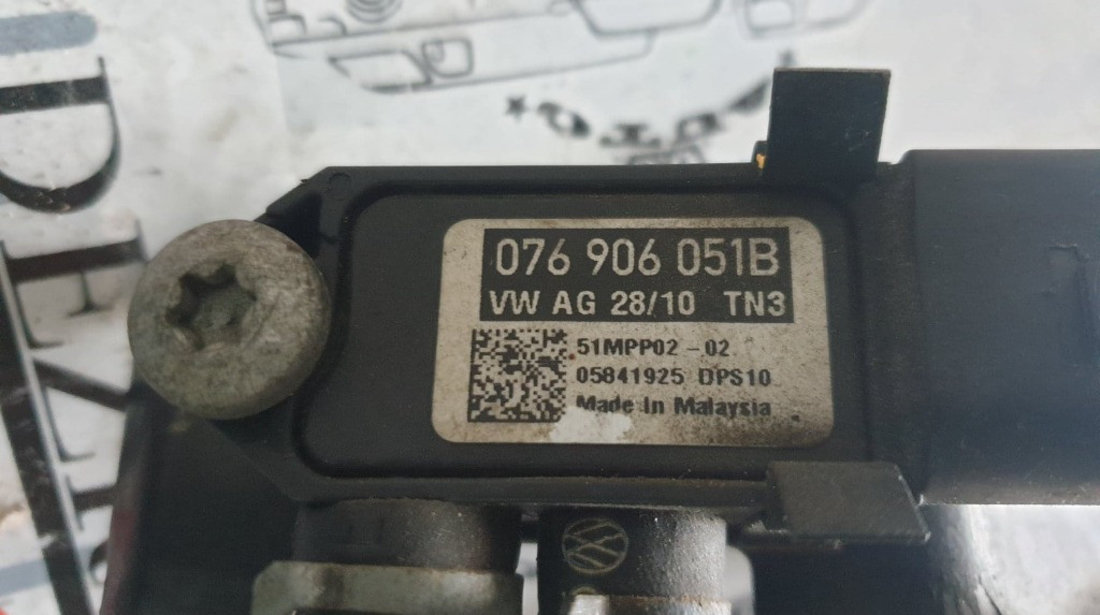 Senzor presiune gaze evacuare Seat Alhambra II 2.0 TDI 170 cai motor CFGB cod piesa : 076906051B