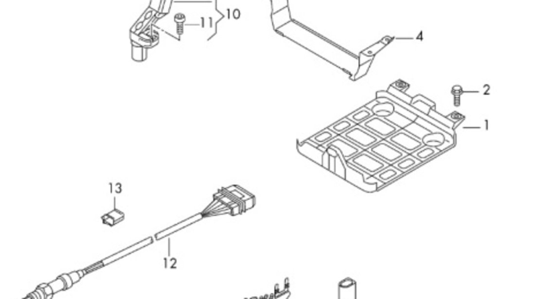 Senzor presiune gaze evacuare Volkswagen Passat B7 (365) Variant 2011 2.0 TDI OEM 076906051B