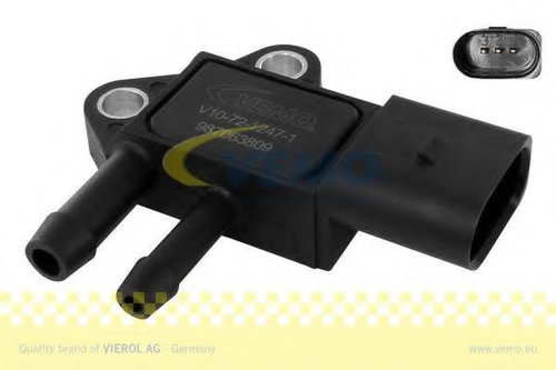 Senzor, presiune gaze evacuare VW EOS (1F7, 1F8) (2006 - 2016) VEMO V10-72-1247-1 piesa NOUA