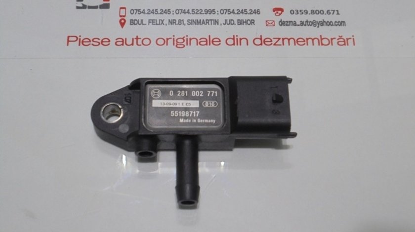 Senzor presiune gaze, GM55198717, Opel Astra H, 1.7cdti (id:285580)