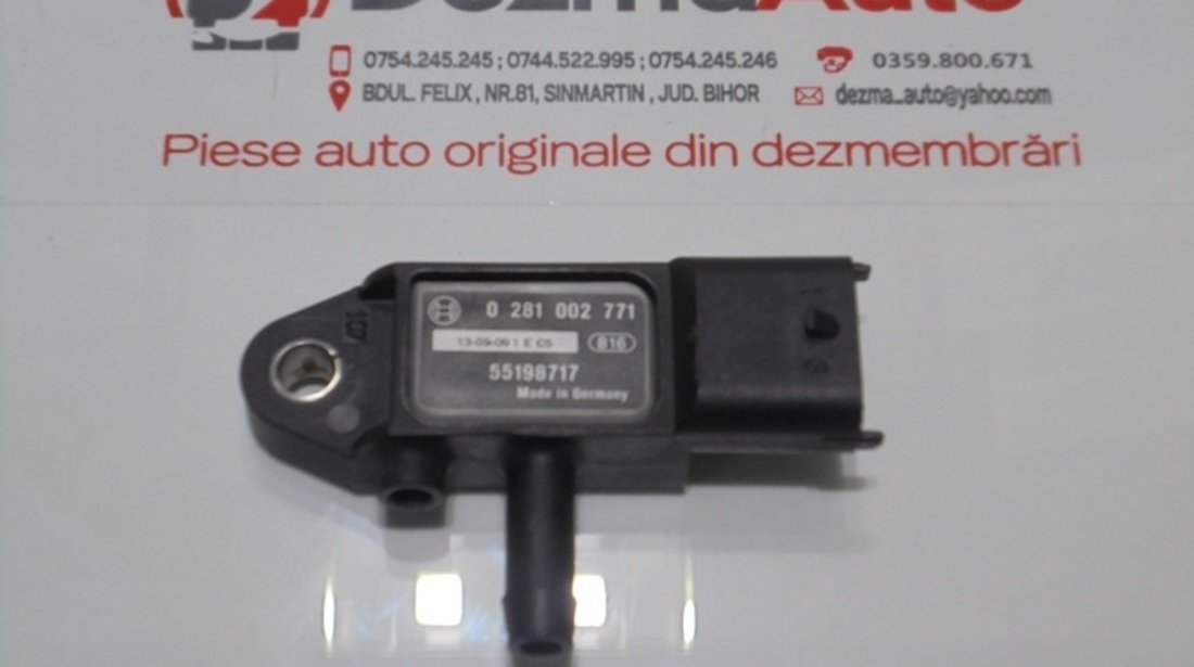 Senzor presiune gaze, GM55198717, Opel Astra H, 1.7cdti (id:285581)